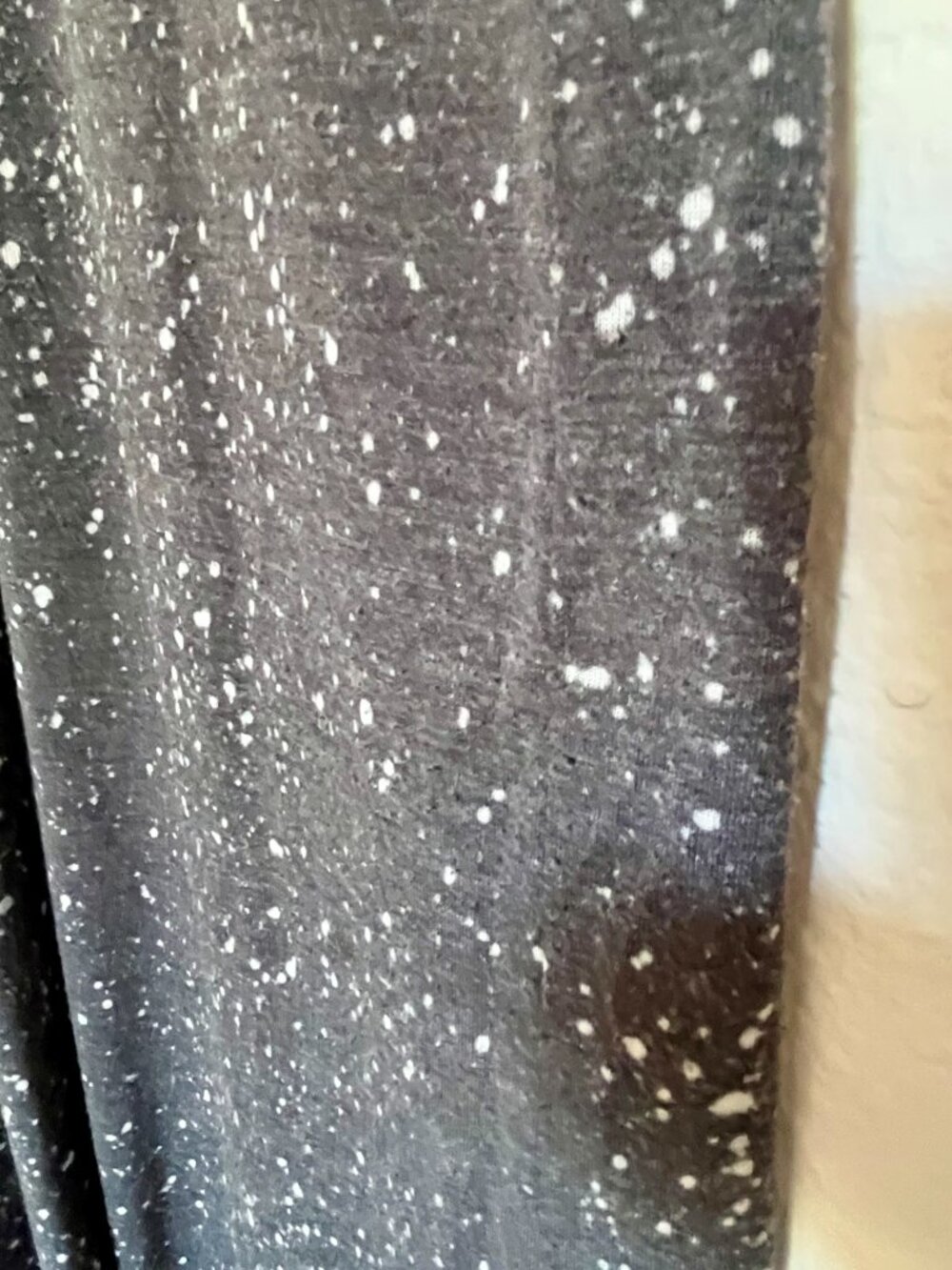 IRO "Lina" splatter short sleeve maxi Tee Shirt Dress Gray Size XS - Picture 5 of 6